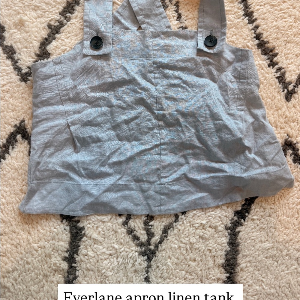 Everlane Linen Apron Top